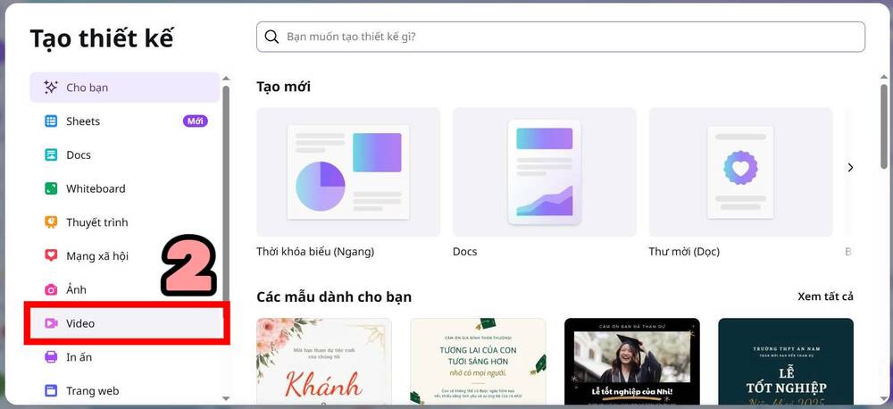 cách chèn chữ vào video-Tạo thiết kế video trên Canva