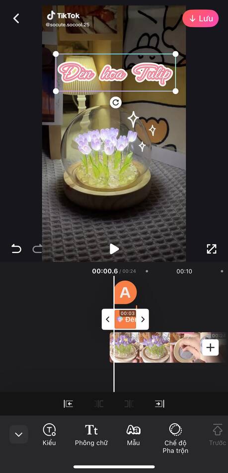cách chèn chữ vào video-Xuất video trên BeautyPlus 01