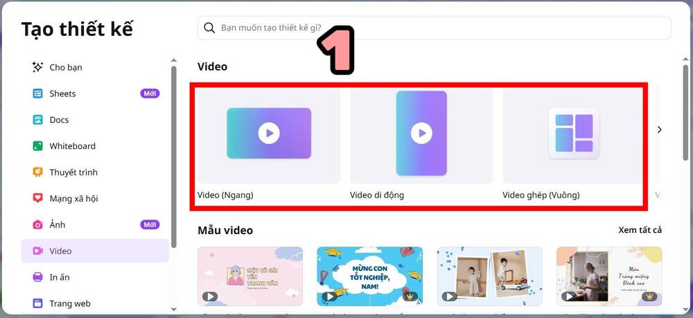 cách chèn chữ vào video-Chọn định dạng video
