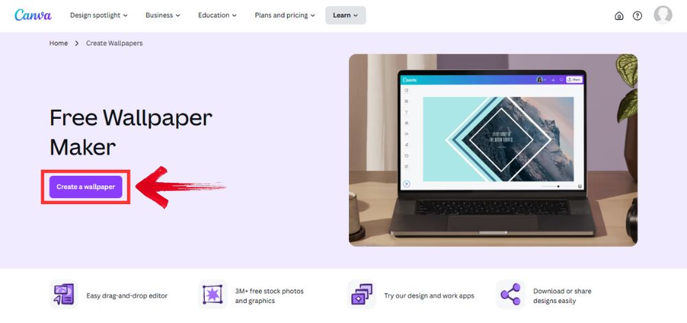 How to Make a Christmas Wallpaper with Canva- 02