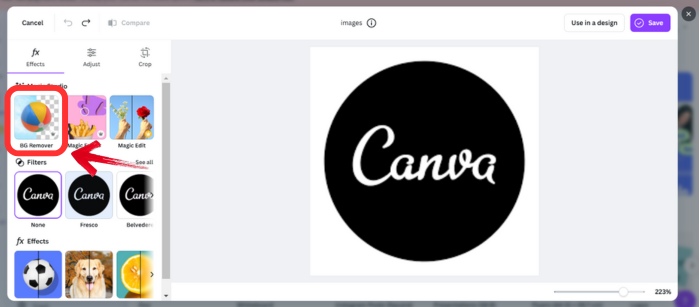 How to Make a Logo Transparent in Canva 06