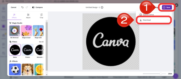 How to Make a Logo Transparent in Canva 07