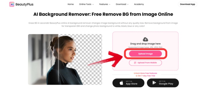 How to Make a Logo Transparent with BeautyPlus 03