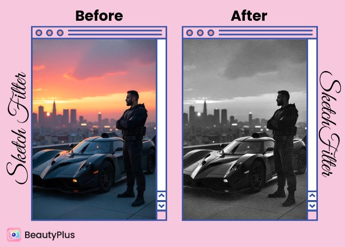 How to Turn Picture into Painting - Sketch Filter