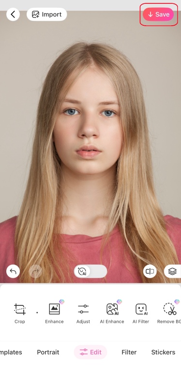 How to Use the Inverted Filter - BeautyPlus - 05