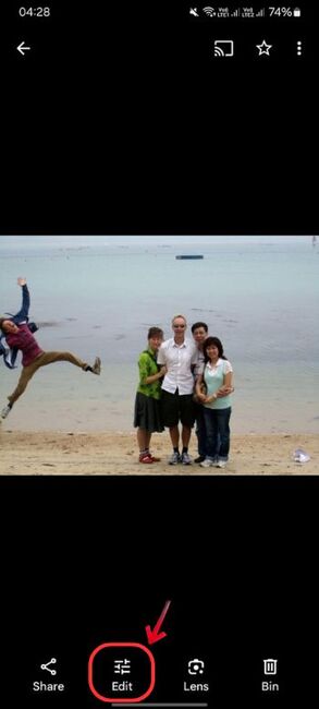 How to Use the iPhone Object Eraser - Android - 04