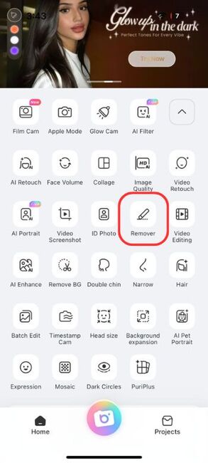 How to Use the iPhone Object Eraser - BeautyPlus - 02