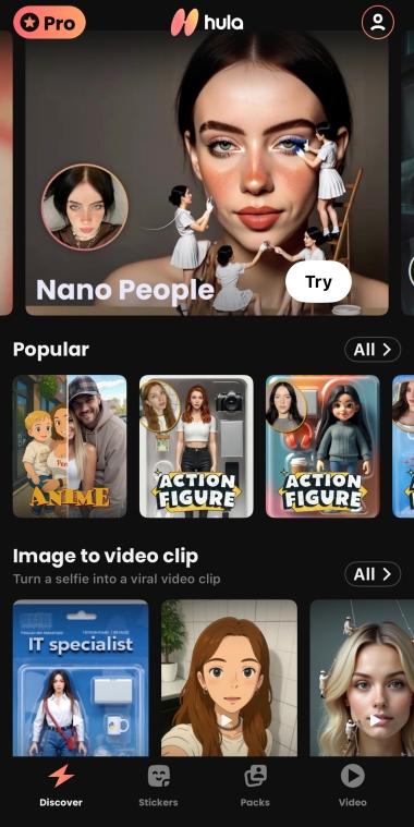action figure generator- hula