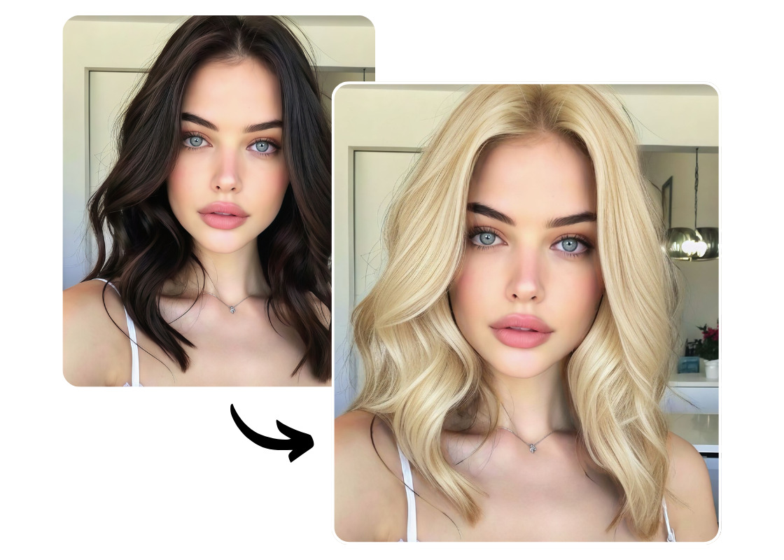 BeautyPlus Blonde Hair Filter