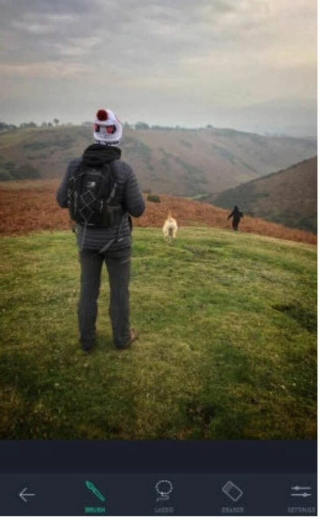 TouchRetouch Remove ojbect from a Photo step 2