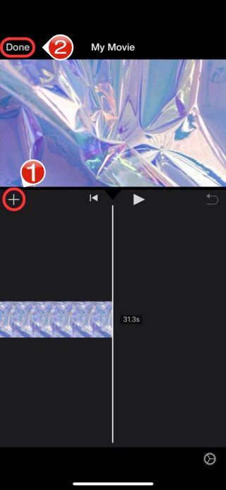 iMovie-save edited video