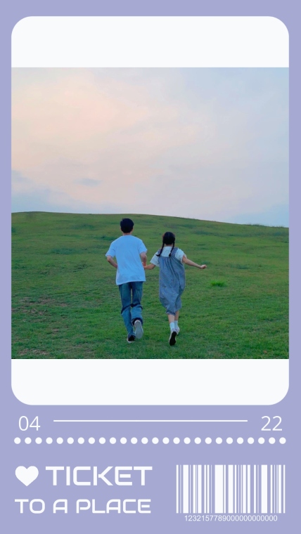 แทรกกรอบรูป - Beauty Plus- เทมเพลตตั๋ว