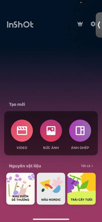 inshot-Chỉnh sửa video với app InShot