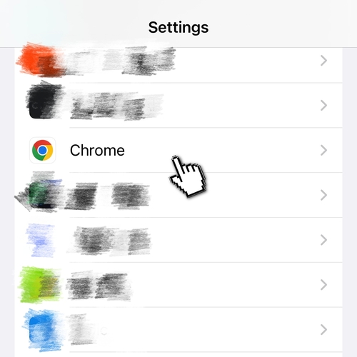 Mengaktifkan Kamera Web di Chrome iPhone-step 1