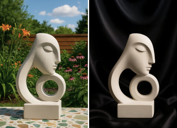 Add Black Background to Photo