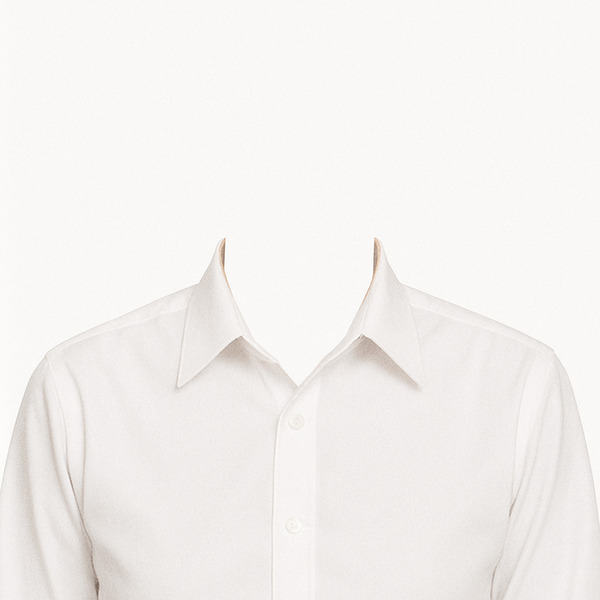 รูปเทมเพลตเชิ้ตขาว