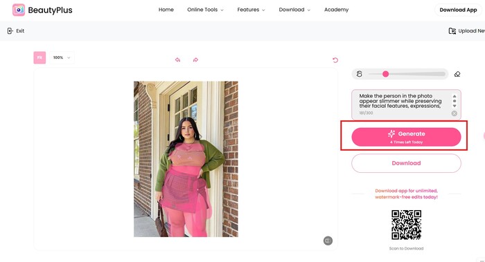 Look skinny - AI Replacer - BeautyPlus- 06