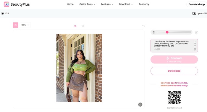 Look skinny - AI Replacer - BeautyPlus- 07