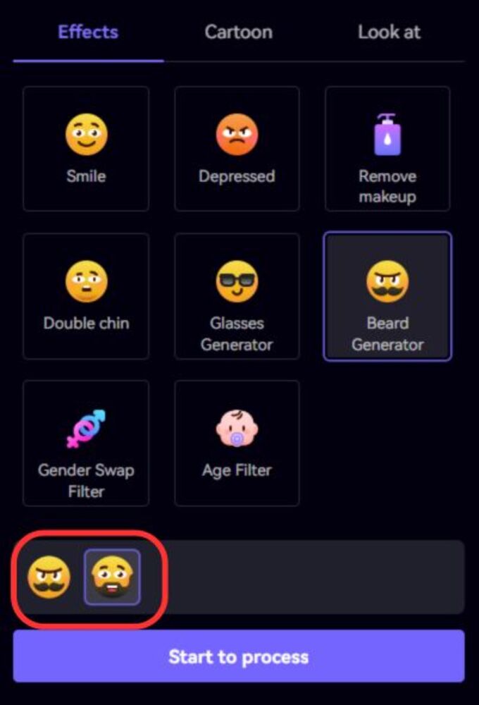 Media AI Beard Generator Styles