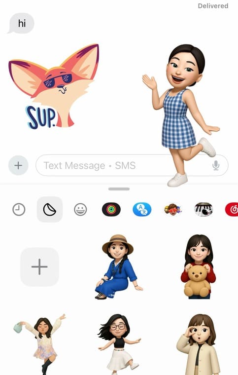 Memoji Creator - iPhone ステッカー - ステップ 6