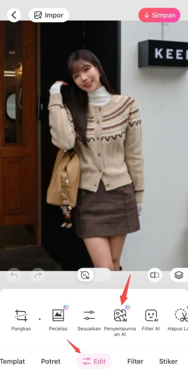 memperjelas foto-before