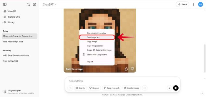 minecraft pixel art generator - ChatGPT - 05