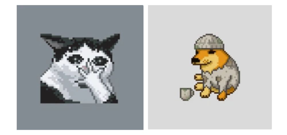 minecraft pixel art generator - Pixel Art Memes