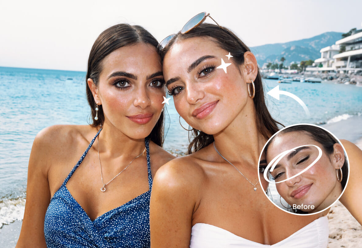 BeautyPlus Open Eyes in Photo