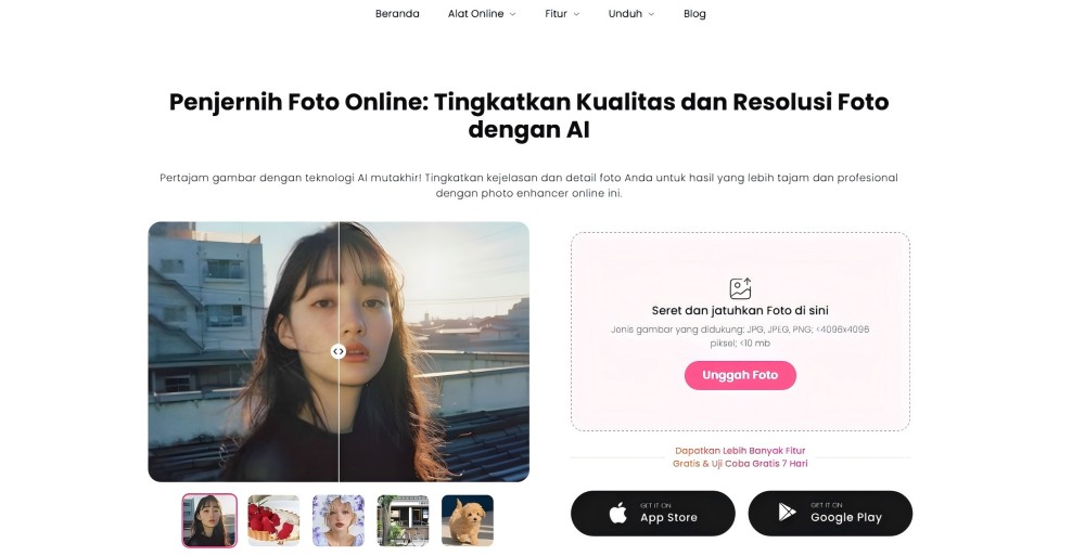 penjernih foto online-beautyplus