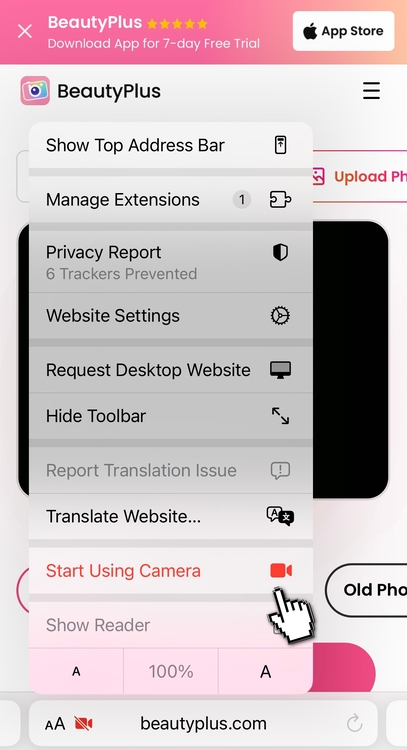 Mengaktifkan Kamera Web di telepon-step 2
