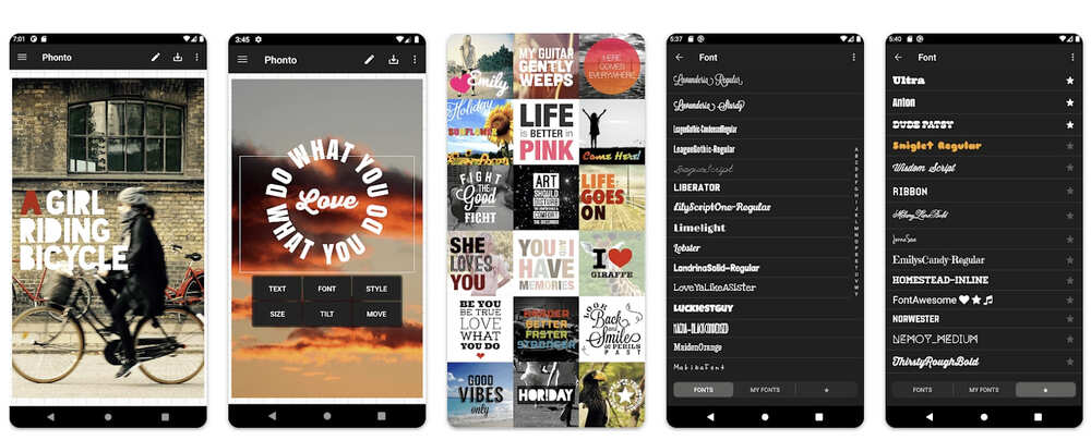 phonto-แอปแต่งรูปฟรี-จุดเด่นของแอป