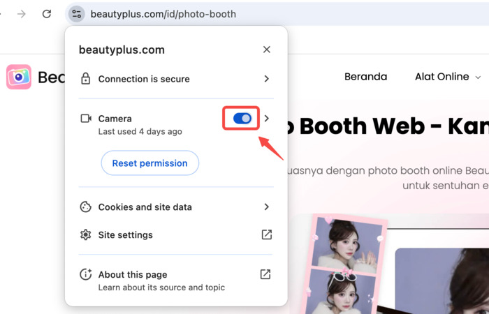 Mengaktifkan Kamera Web di laptop-step 2