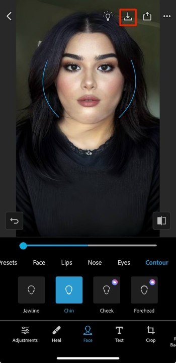 Photoshop Express App Screenshot EN - remove double save