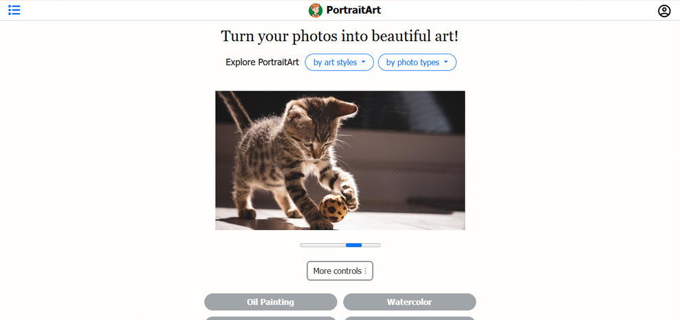Pop art generator-Portraitart app photo processing-step 2