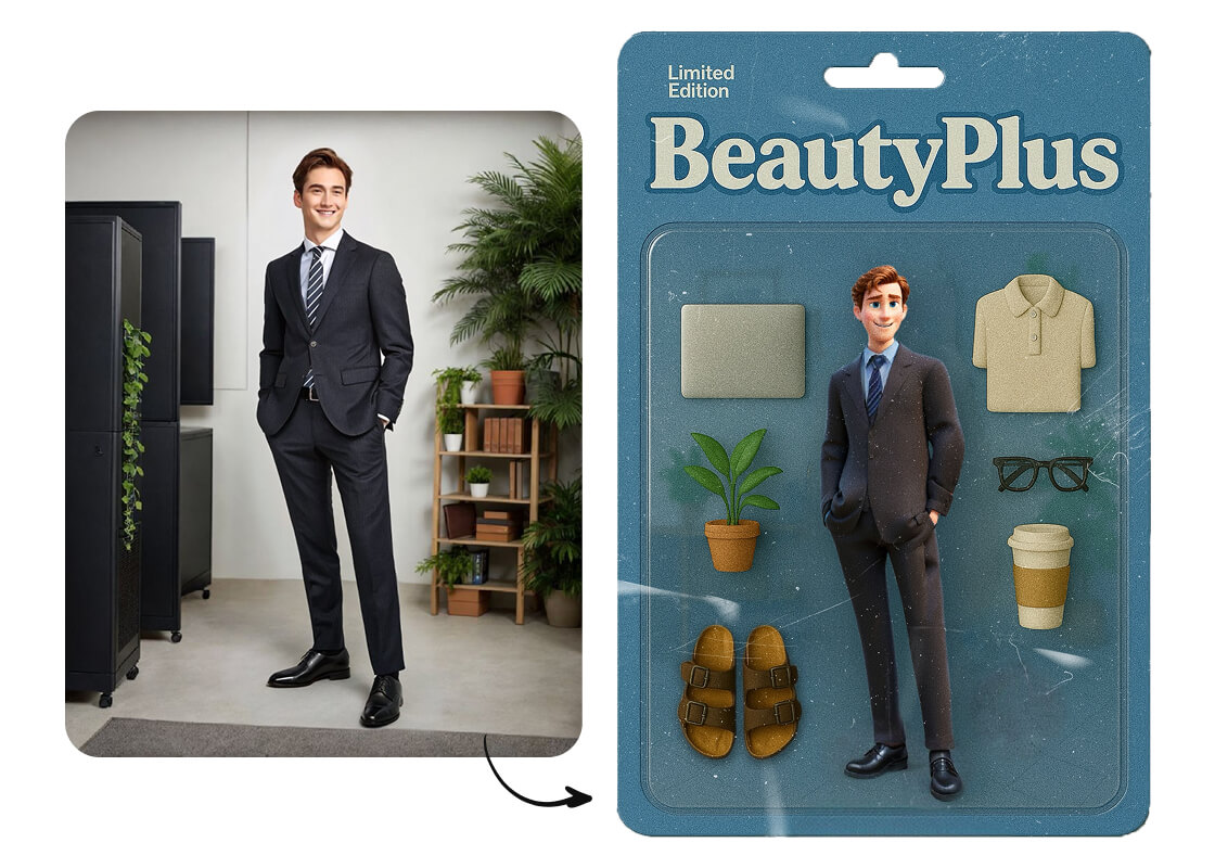 BeautyPlus Action Figure Generator