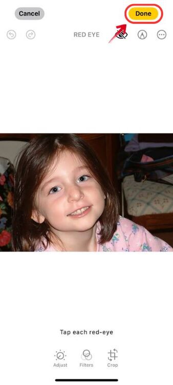 red eye remover-save image