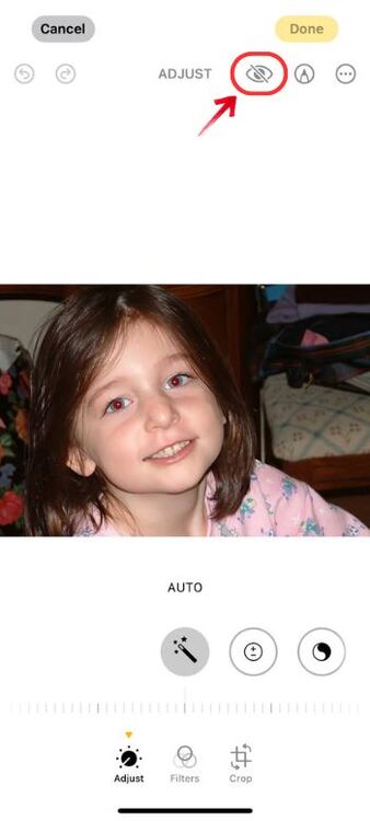 red eye remover-tap red-eye