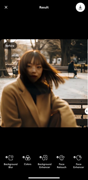 Remini-8 แอพและเว็บไซต์ปรับภาพชัด-before