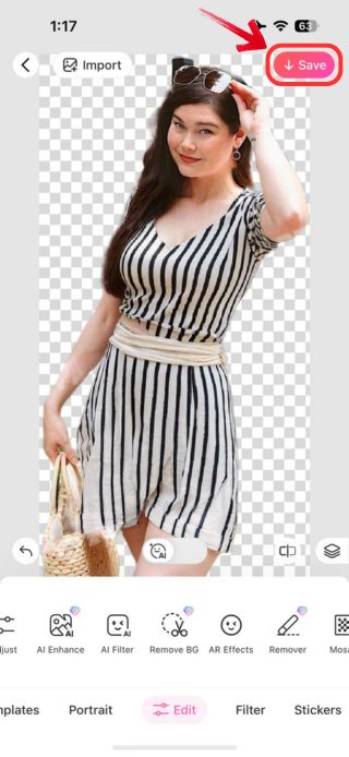 Remove Background - BeautyPlus Mobile App - 06