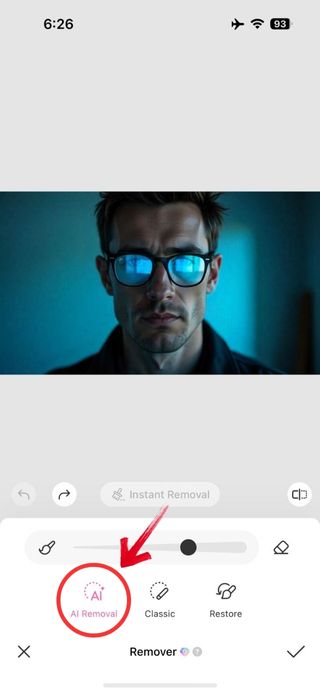 “AI Removal” option