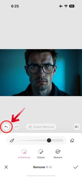 Remove Glasses Glare From Photo