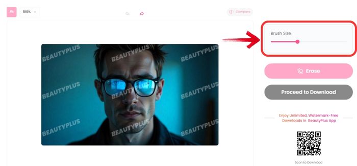 Remove Glasses Glare From Photo