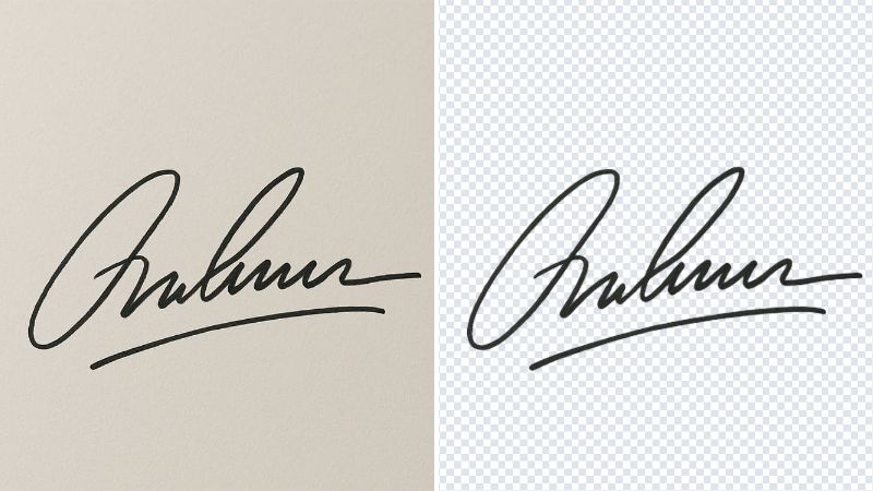 5 เครื่องมือออนไลน์ฟรีสำหรับลบพื้นหลังลายเซ็นอย่างง่ายและรวดเร็ว