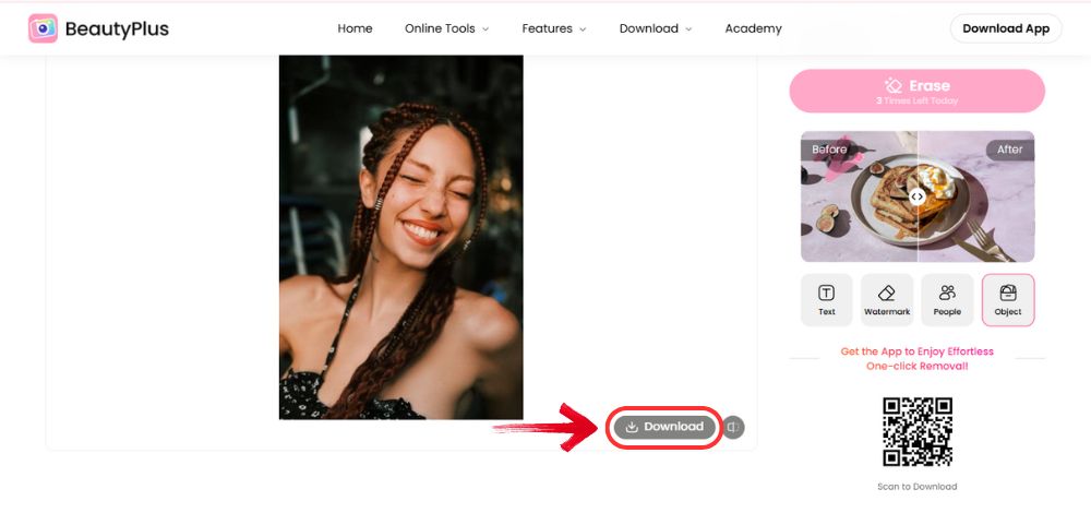 remove tattoo from photo-download image
