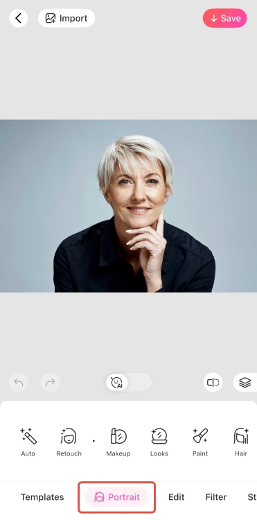 Remove Wrinkles Photo Online Free - BeautyPlus App Facial - step3