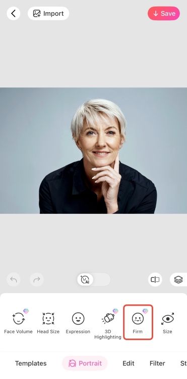 Remove Wrinkles Photo Online Free - BeautyPlus App Facial - step4