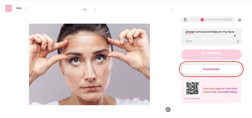 Remove Wrinkles Photo Online Free - BeautyPlus - step7