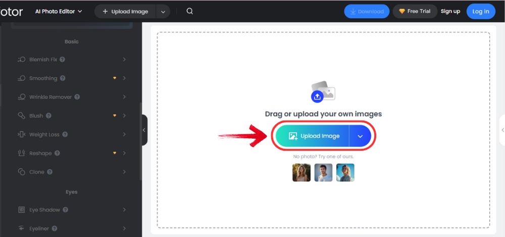 Remove Wrinkles Photo Online Free - Fotor - 02