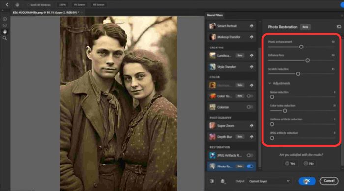 Restore Old Photos Using Photoshop -05