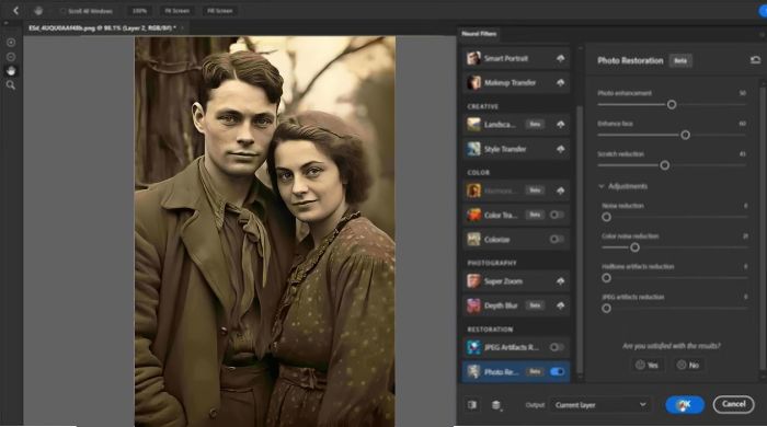 Restore Old Photos Using Photoshop -06